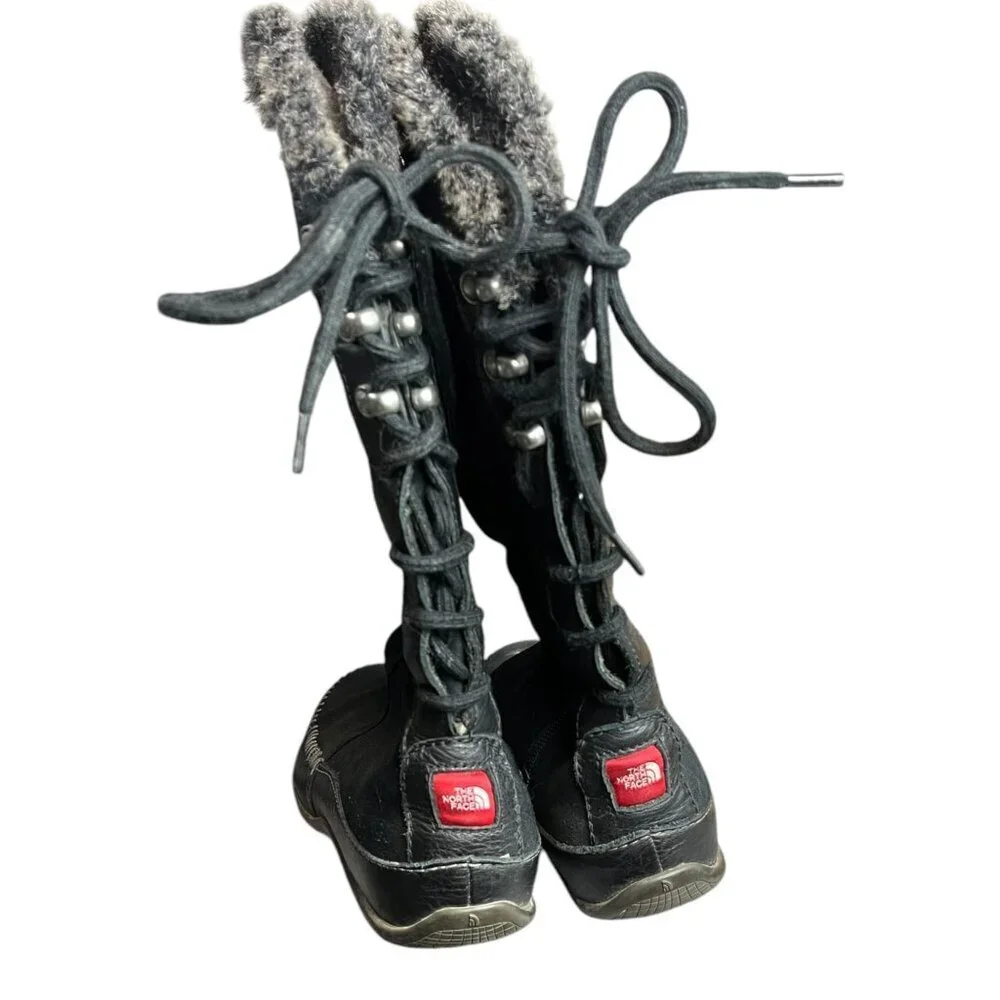 The North Face Women's 6 Janey Boots Black Tall 200G‎ Primaloft Insulated Winter